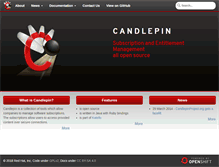 Tablet Screenshot of candlepinproject.org